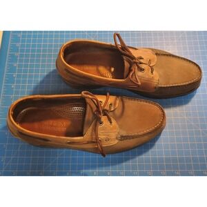 Men's Florsheim Outdoorsman Slip-On Shoes Loafers Size 10 D Brown Leather